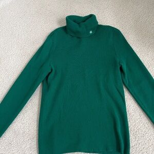 Lauren by Ralph Lauren Green Turtleneck Sweater
